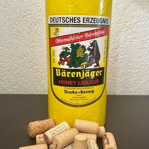 Vintage German Barenjager Tin with Corks